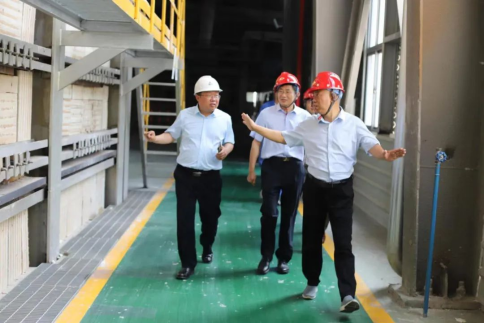 河南投资集团副总经理郝令旗一行莅临焦作云顶国际观摩指导